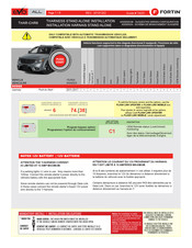 Fortin THAR-CHR6 Instructions De Montage