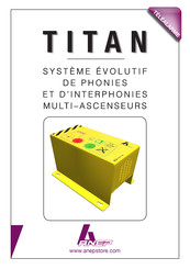 ANEP TITAN Mode D'emploi