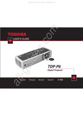 Toshiba TDP-P6 Guide De L'utilisateur