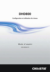 Christie DHD800 Mode D'emploi