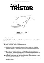 Tristar IK-6173 Mode D'emploi