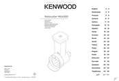 Kenwood MGX300 Manuel D'instructions