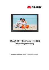 Braun DigiFrame 1095 Manuel De L'utilisateur
