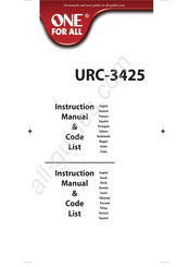 One For All URC-3425 Mode D'emploi