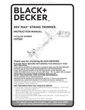 Black & Decker LST522 Manuel D'instructions