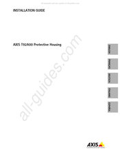 Axis T92A00 Guide D'installation