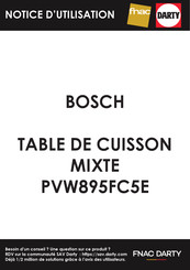 Bosch PVW895FC5E Manuel D'utilisation