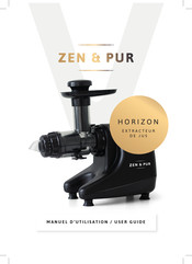 Zen & Pur HORIZON Manuel D'utilisation
