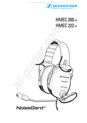 Sennheiser NoiseGard HMEC 200-III Instructions Pour L'usager