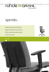 ROHDE & GRAHL xpendo XP 40 Instructions