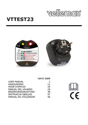 Velleman VTTEST23 Mode D'emploi