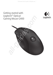 Logitech G400 Guide D'utilisation