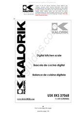 Kalorik USK EKS 37068 Mode D'emploi