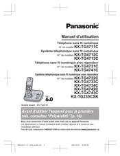 Panasonic KX-TG4734C Manuel D'utilisation