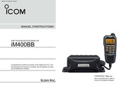 Icom iM400BB Manuel D'instructions