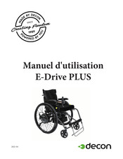 decon E-Drive PLUS Manuel D'utilisation
