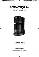 PowerXL DUAL BREW SS0441-0BPC Guide D'utilisation Et D'entretien