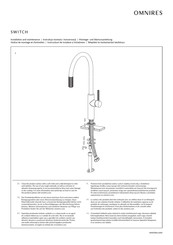 Omnires SWITCH SW9057-FD1CR Notice De Montage Et D'entretien