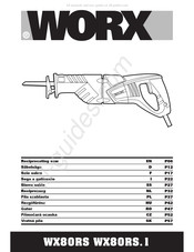 Worx WX80RS Notice Originale