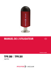 Pfeiffer Vacuum TPR 280 Manuel De L'utilisateur