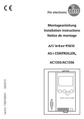 IFM Electronic AS-interface AC1355 Notice De Montage