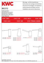 KWC Z.536.062.700 Instructions De Montage Et D'entretien