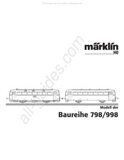 marklin 798/998 Serie Mode D'emploi