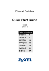 Zyxel MES-3728 Guide De Démarrage Rapide