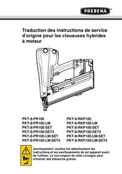 Prebena PKT-8-RKP100-SET Traduction Des Instructions De Service D'origine