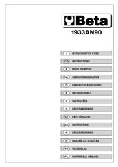 Beta 1933AN90 Mode D'emploi