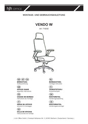 hjh OFFICE VENDO W 719242 Instructions De Montage Et D'utilisation