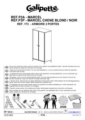 Gautier MARCEL P2A 173 Instructions De Montage