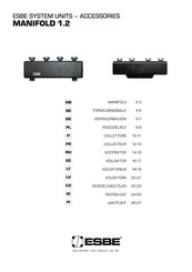 ESBE MANIFOLD 1.2 GMA531 Mode D'emploi