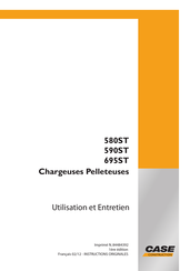 CASE CONSTRUCTION 580ST Utilisation Et Entretien