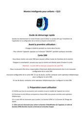 Tekkiwear Q13 Guide De Démarrage Rapide