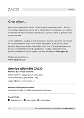 ZACO A10 Pro Mode D'emploi