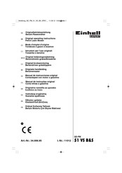 EINHELL Expert GE-PM 51 VS B&S Mode D'emploi D'origine