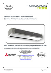 Thermoscreens HP DE 2.0 Serie Consignes D'installation