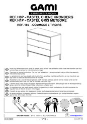 Gami CASTEL H0P 160 Instructions De Montage