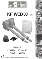 SCS KIT WEB 80 Manuel D'installation Et D'utilisation