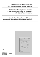 Schulthess 6180 Notice D'installation