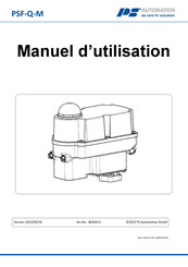 PS Automation PSF-Q-M Manuel D'utilisation