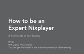 Nixplay Expert Nixplayer Mode D'emploi