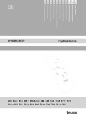 Teuco HYDROSONIC - Hydrosilence F03 Manuel De L'utilisateur