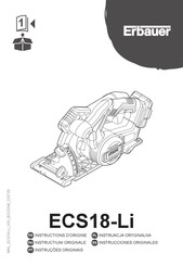 Erbauer ECS18-Li Instructions D'origine