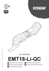 Erbauer EMT18-Li-QC Instructions D'origine