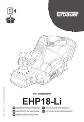 Erbauer EHP18-Li Instructions D'origine