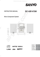 Sanyo DC-UB1475M Manuel D'instructions