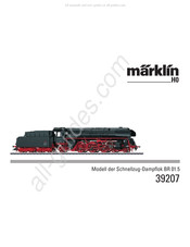 marklin 01.5 Série Mode D'emploi