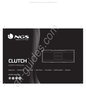 NGS electonics CLUTCH Mode D'emploi